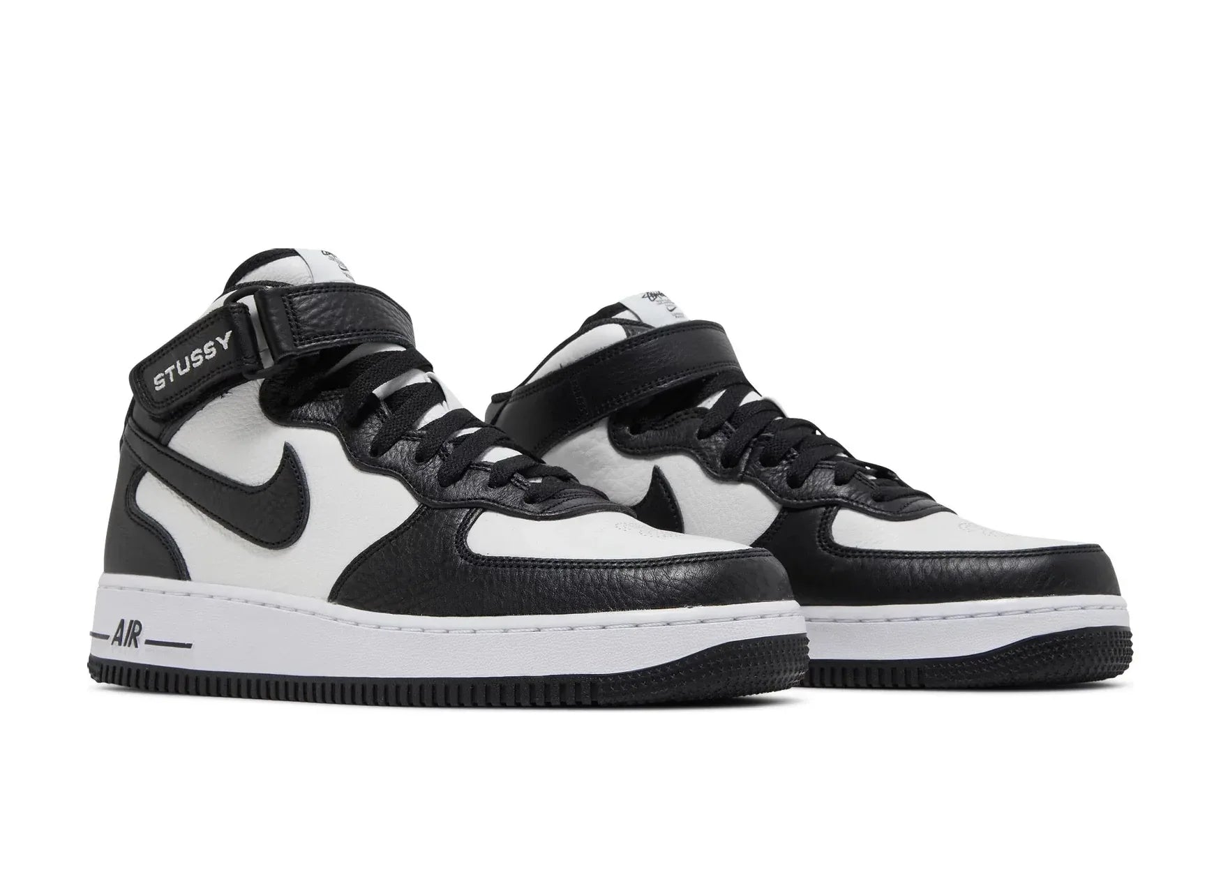 Nike Air Force 1 Mid Stussy Light Bone Black - Sneaker Türkiye