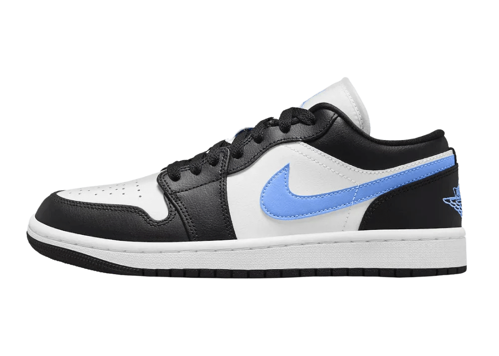 Nike Air Jordan 1 Low Black University Blue White (W) - Sneaker Türkiye