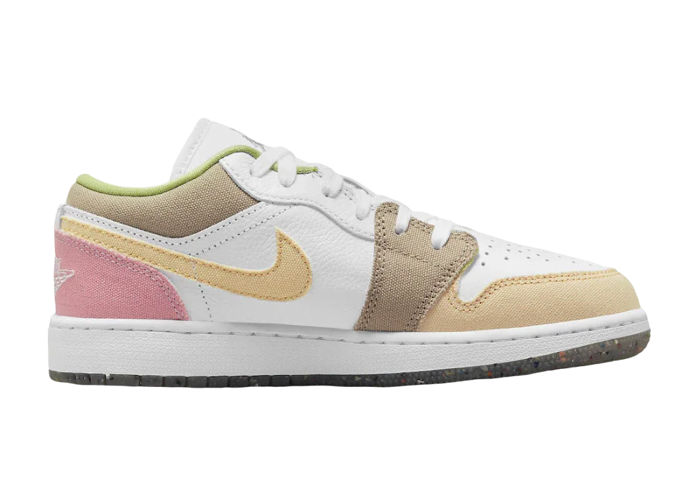Nike Air Jordan 1 Low Pastel Grind Vivid Green (GS) - Sneaker Türkiye