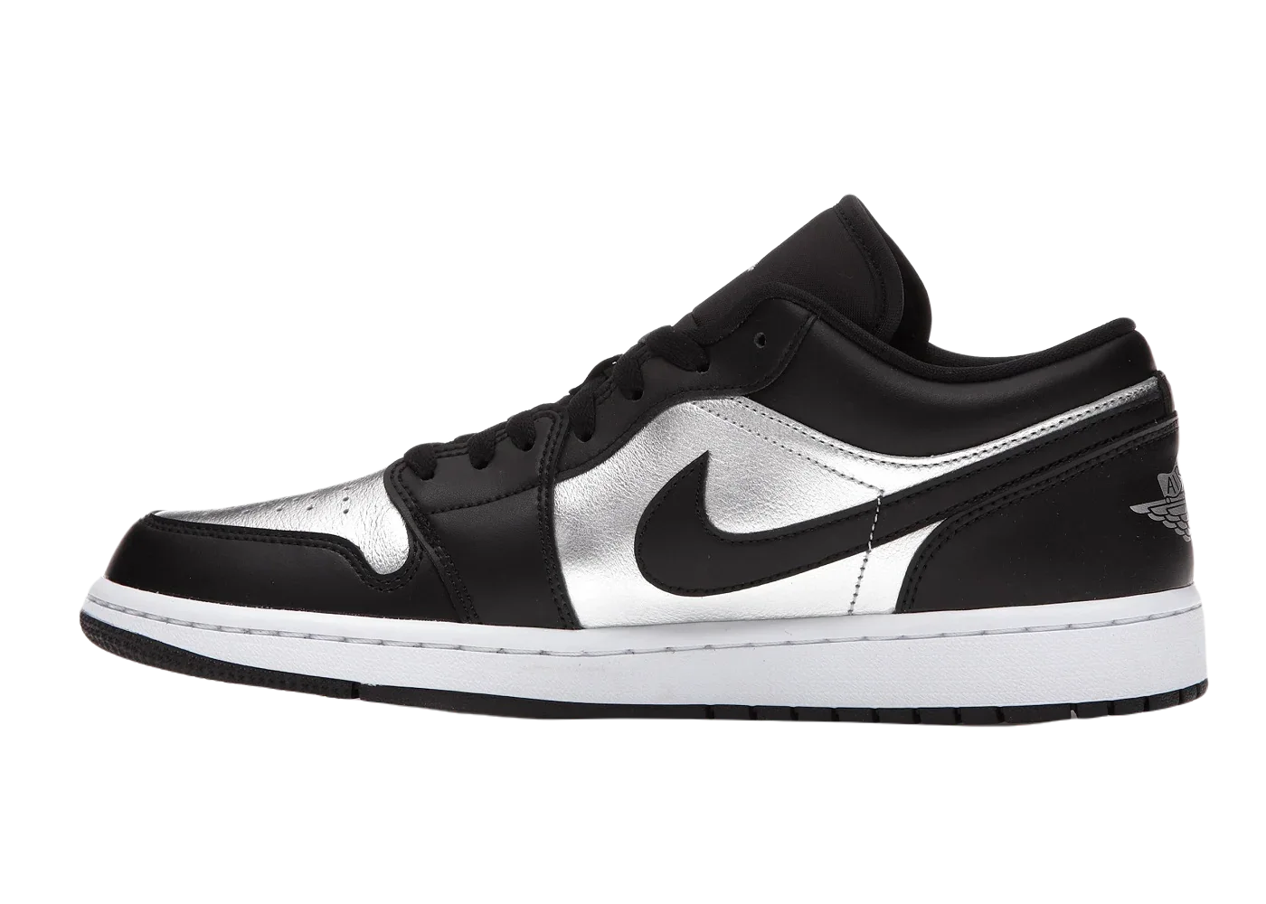 Nike Air Jordan 1 Low SE Black Metallic Silver (W) - Sneaker Türkiye
