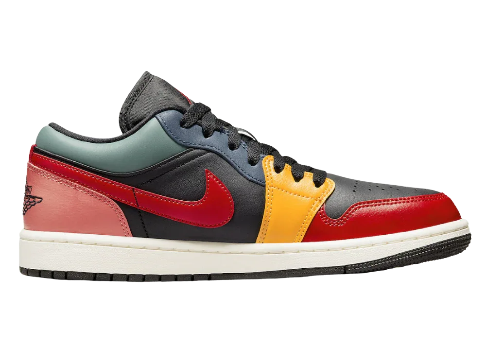 Nike Air Jordan 1 Low SE Black Multi-Color (W) - Sneaker Türkiye