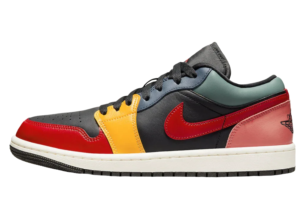 Nike Air Jordan 1 Low SE Black Multi-Color (W) - Sneaker Türkiye