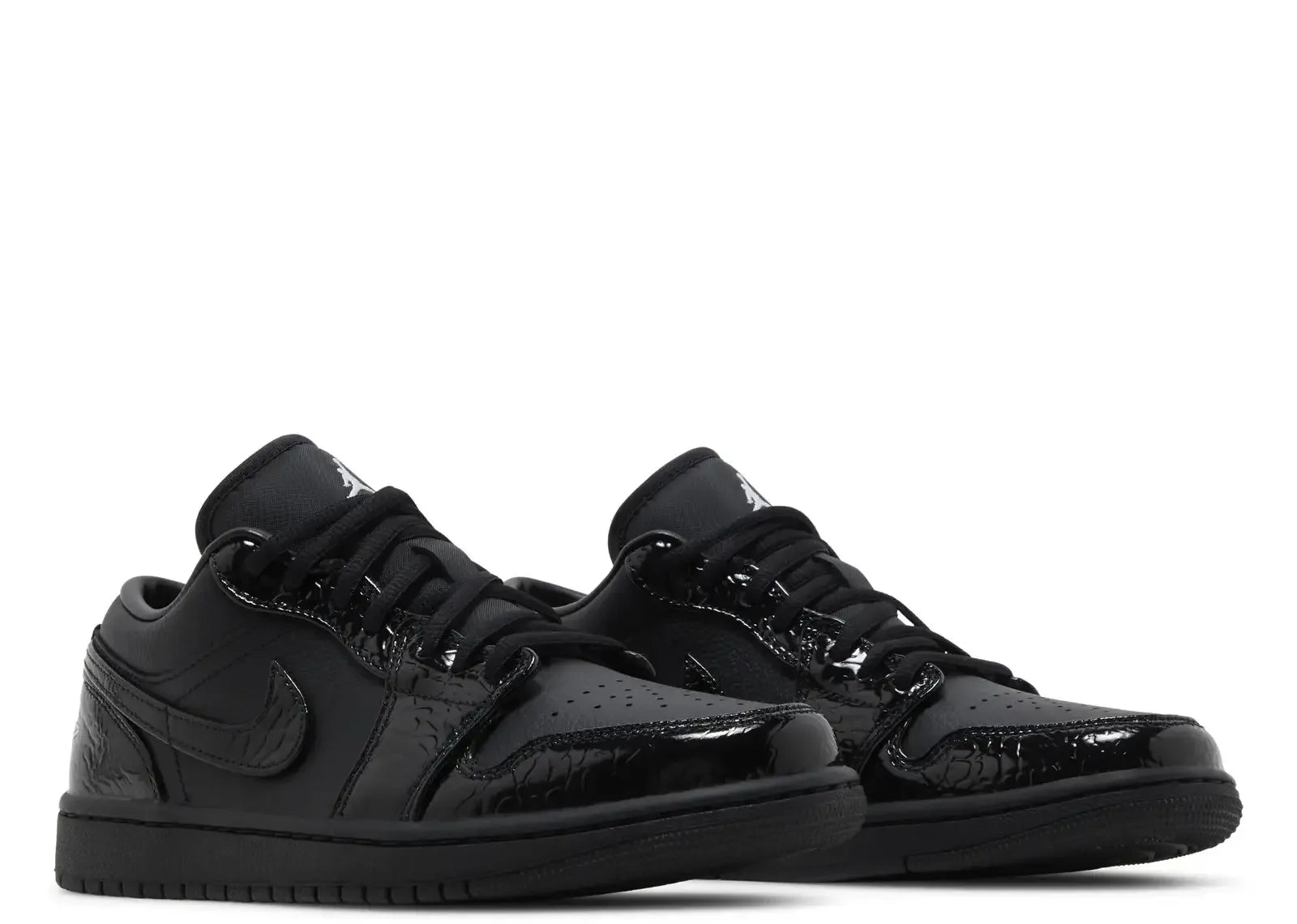 Nike Air Jordan 1 Low SE Patent Elephant Black (W) - Sneaker Türkiye