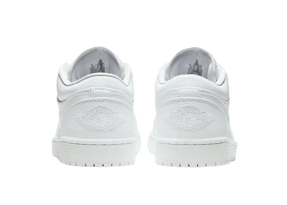 Nike Air Jordan 1 Low Triple White Tumbled Leather - Sneaker Türkiye