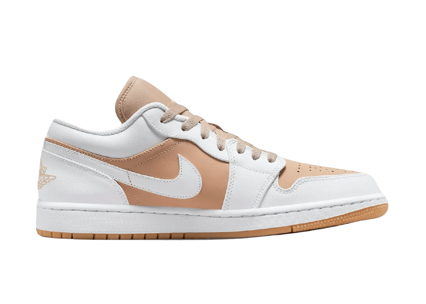 Nike Air Jordan 1 Low White Tan Gum - Sneaker Türkiye