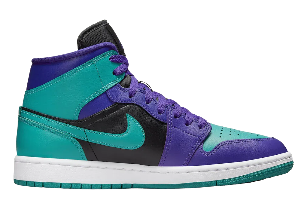 Nike Air Jordan 1 Mid Black Grape (W) - Sneaker Türkiye
