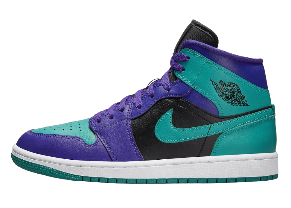 Nike Air Jordan 1 Mid Black Grape (W) - Sneaker Türkiye