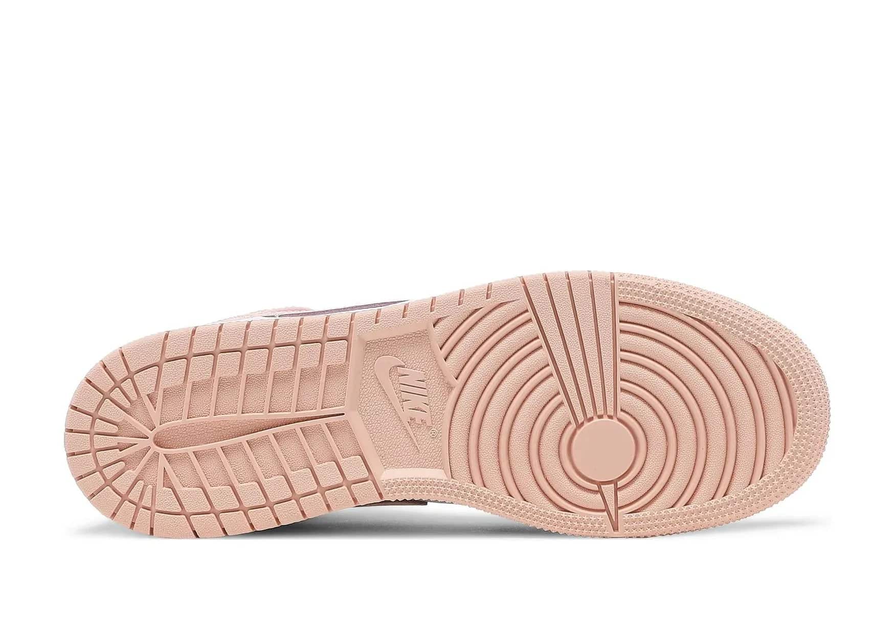 Nike Air Jordan 1 Mid Crimson Tint Toe (GS) - Sneaker Türkiye
