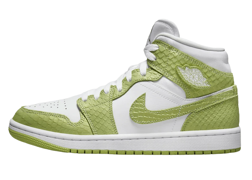 Nike Air Jordan 1 Mid Green Python (W) - Sneaker Türkiye