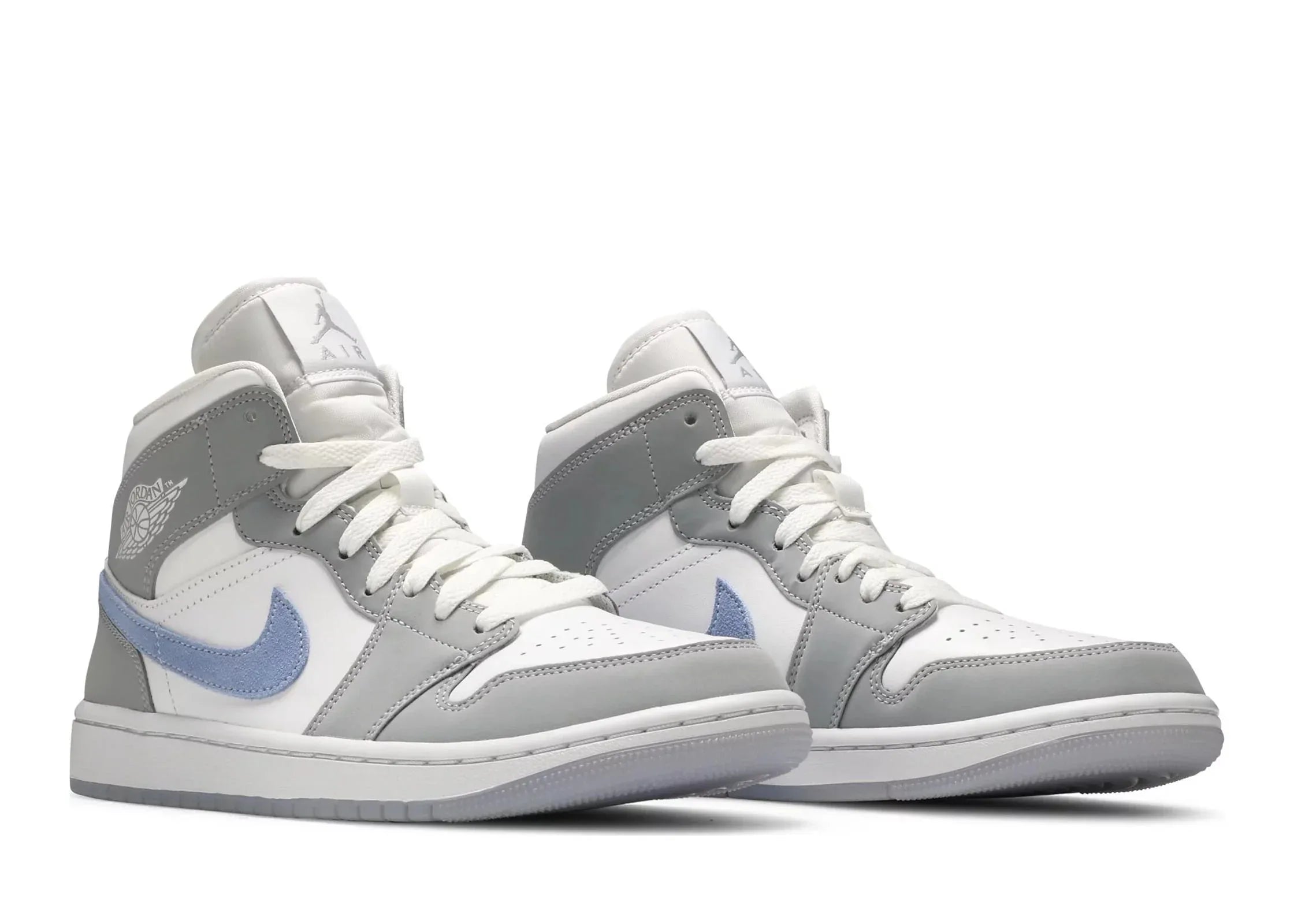 Nike Air Jordan 1 Mid Grey Blue (W) - Sneaker Türkiye
