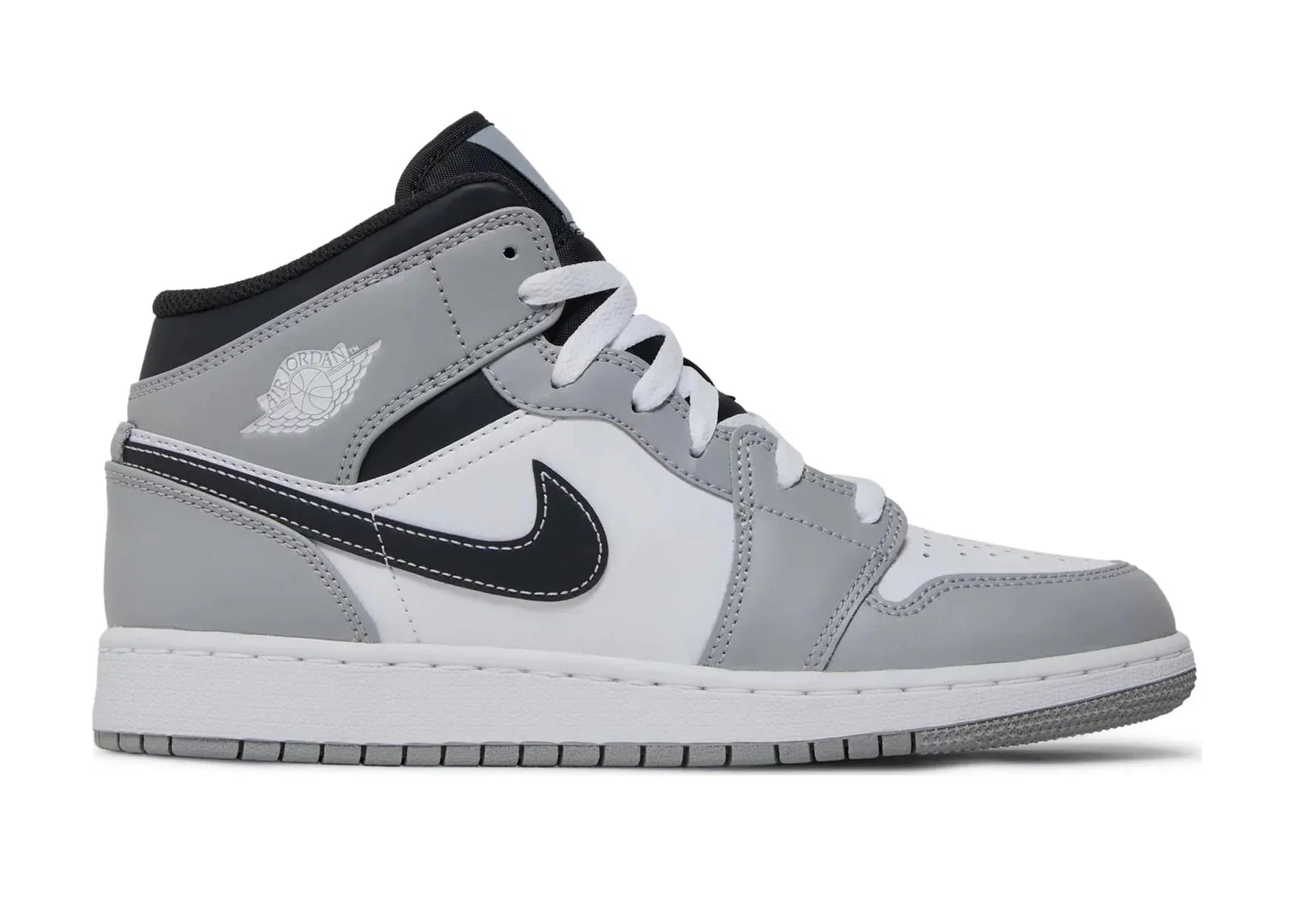 Nike Air Jordan 1 Mid Light Smoke Grey (GS) - Sneaker Türkiye