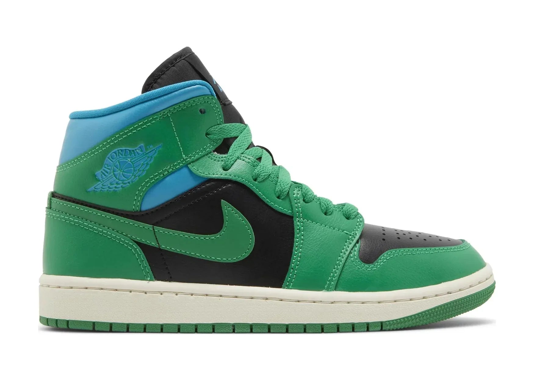 Nike Air Jordan 1 Mid Lucky Green Aquatone (W) - Sneaker Türkiye