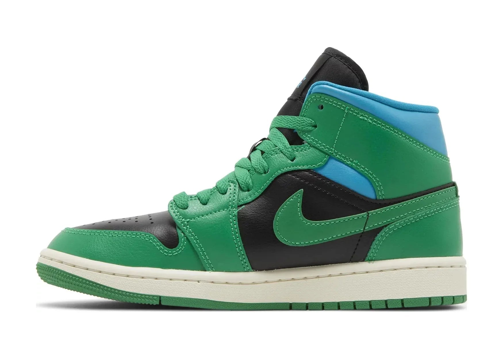 Nike Air Jordan 1 Mid Lucky Green Aquatone (W) - Sneaker Türkiye