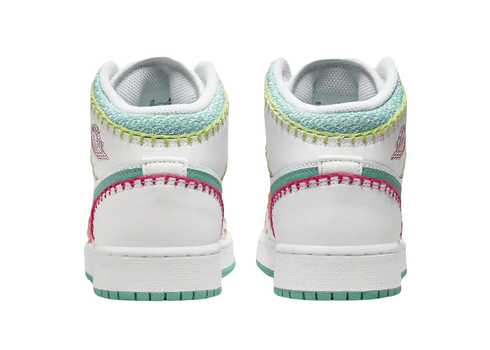 Nike Air Jordan 1 Mid Multi Knit (GS) - Sneaker Türkiye
