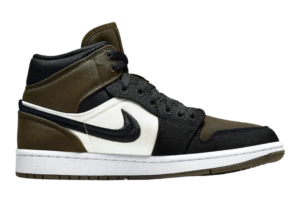 Nike Air Jordan 1 Mid Olive Toe (W) - Sneaker Türkiye