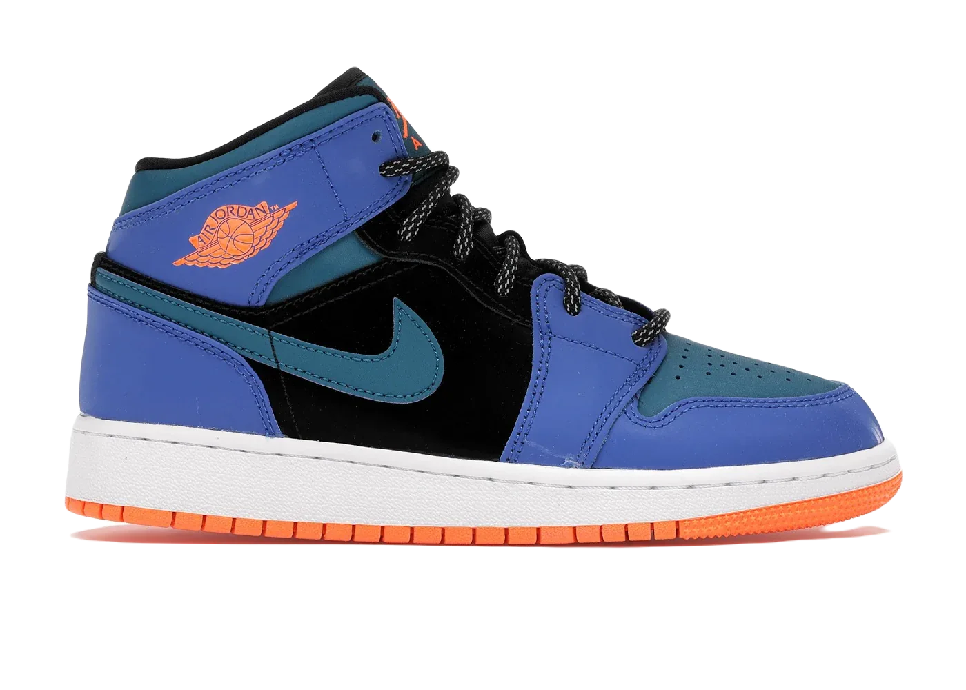 Nike Air Jordan 1 Mid Racer Blue Green Abyss (GS) - Sneaker Türkiye
