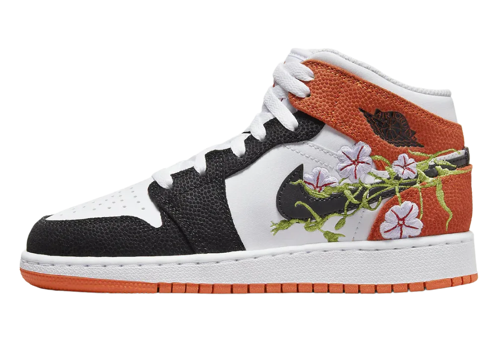 Nike Air Jordan 1 Mid SE Basketball Blossom (GS) - Sneaker Türkiye
