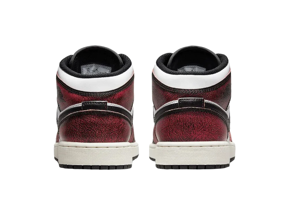 Nike Air Jordan 1 Mid SE Black Infrared 23 (GS) - Sneaker Türkiye
