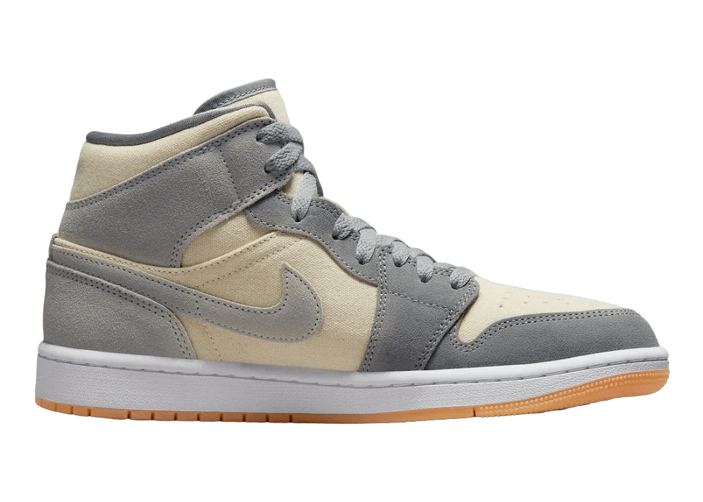Nike Air Jordan 1 Mid SE Coconut Milk Particle Grey - Sneaker Türkiye