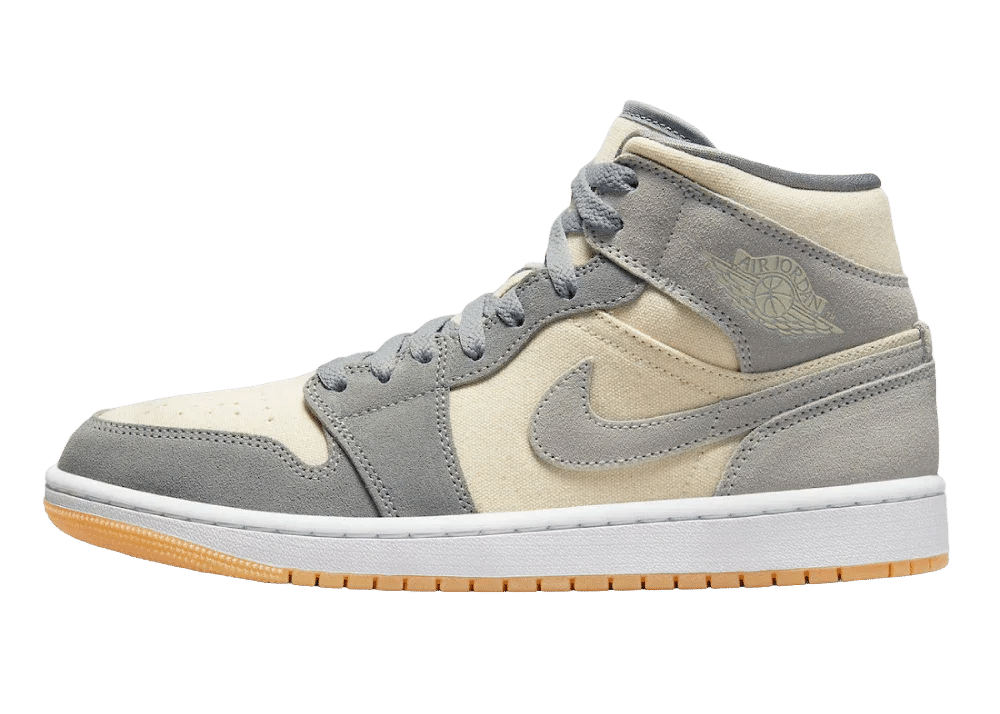 Nike Air Jordan 1 Mid SE Coconut Milk Particle Grey - Sneaker Türkiye