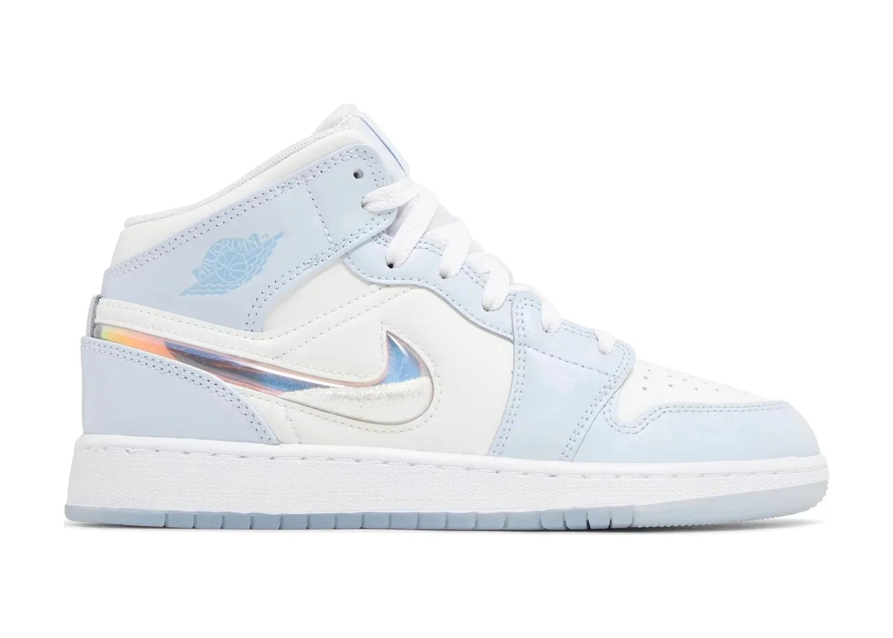 Nike Air Jordan 1 Mid SE Glitter Swoosh (GS) - Sneaker Türkiye