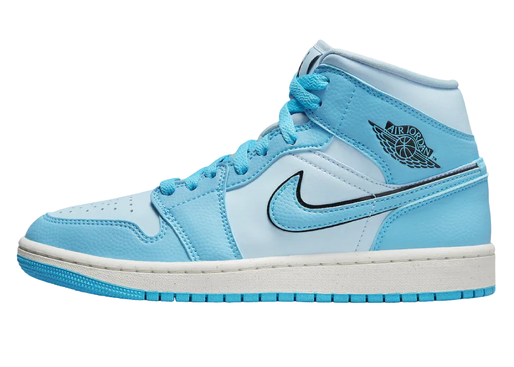 Nike Air Jordan 1 Mid SE Ice Blue (W) - Sneaker Türkiye