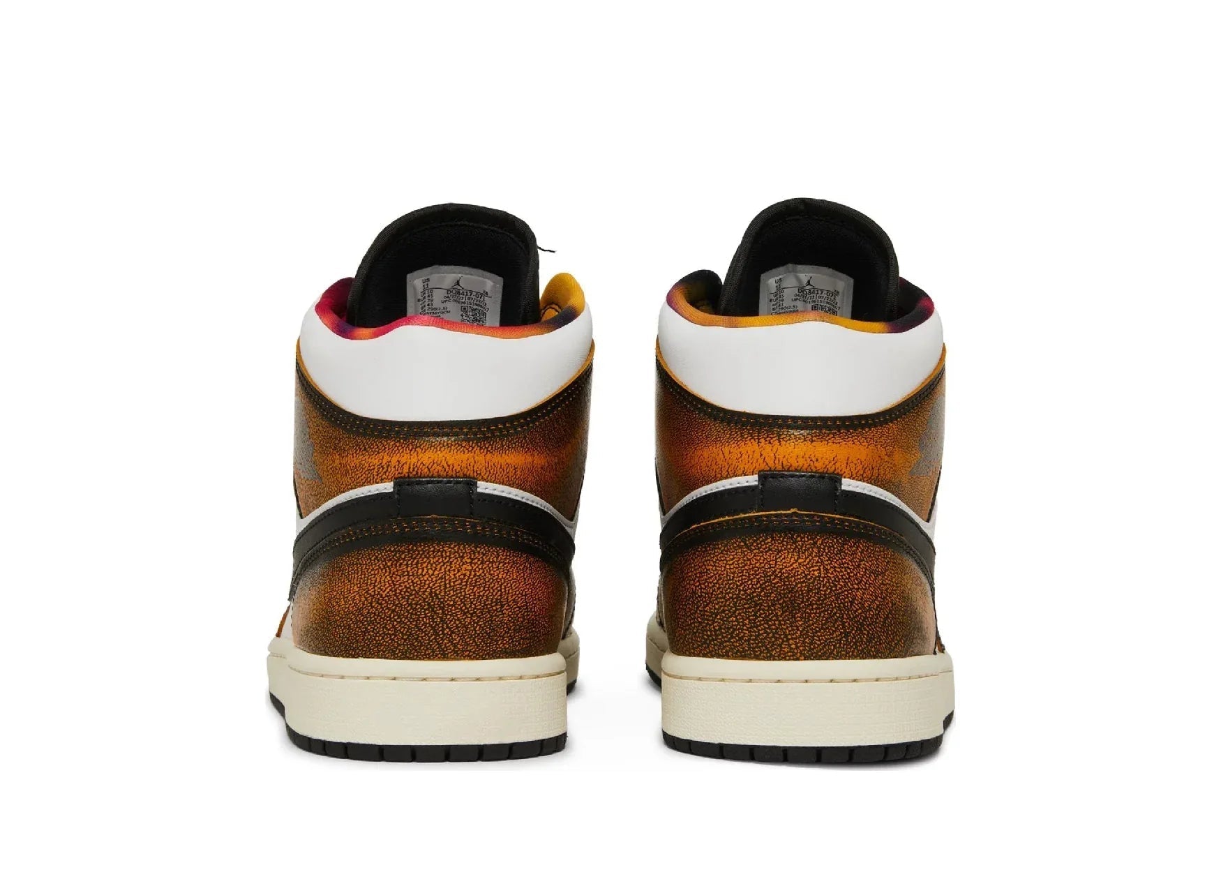 Nike Air Jordan 1 Mid SE Orange Wear Away - Sneaker Türkiye