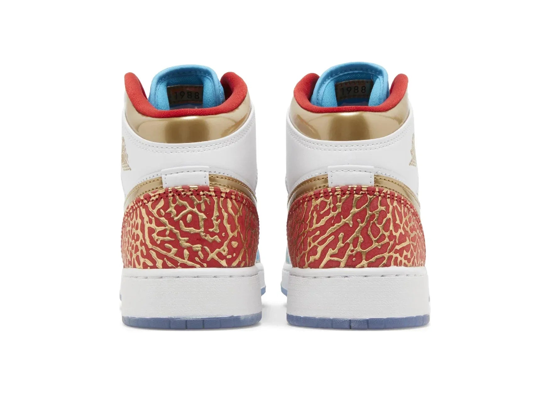 Nike Air Jordan 1 Mid Sneaker School NC To Chicago (GS) - Sneaker Türkiye