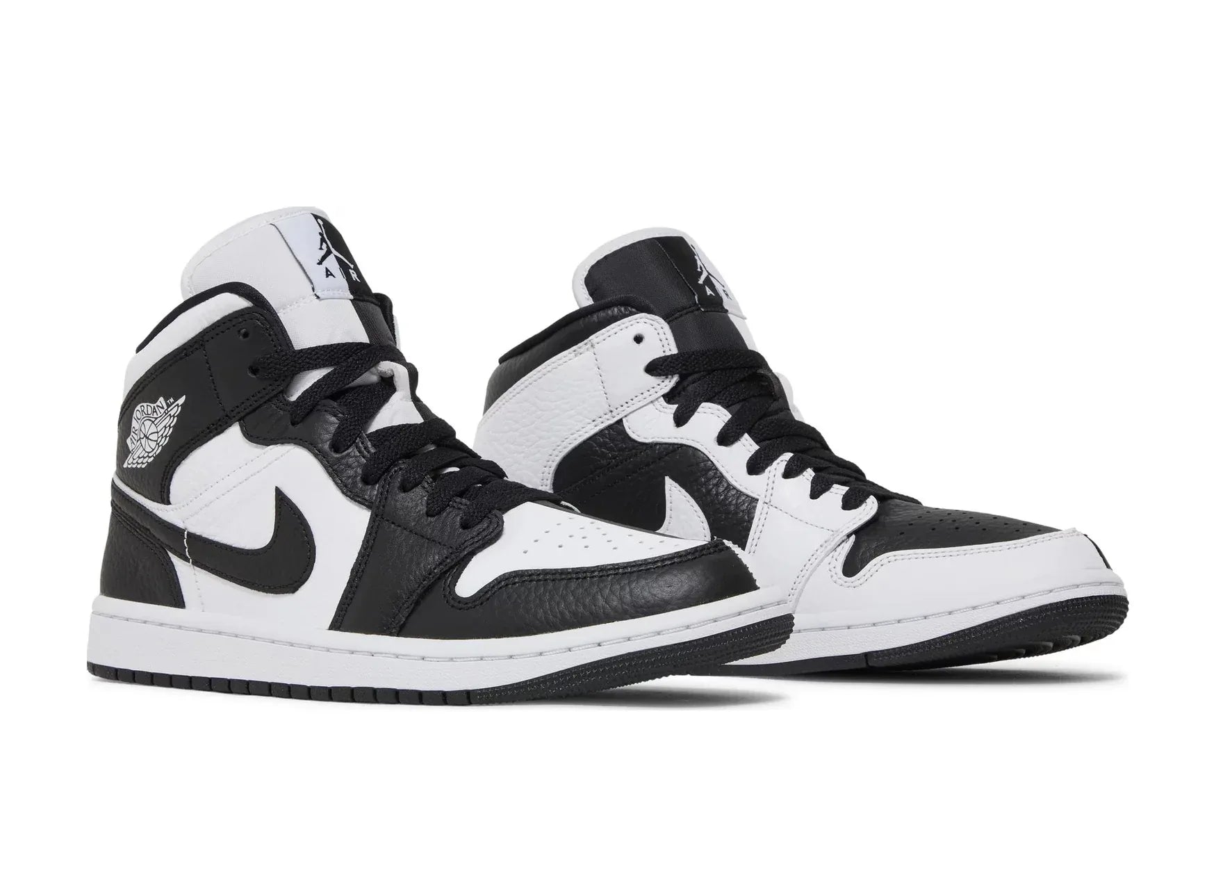 Nike Air Jordan 1 Mid Split Black White (W) - Sneaker Türkiye