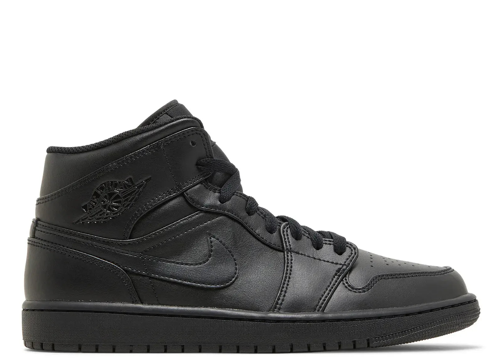 Nike Air Jordan 1 Mid Triple Black - Sneaker Türkiye