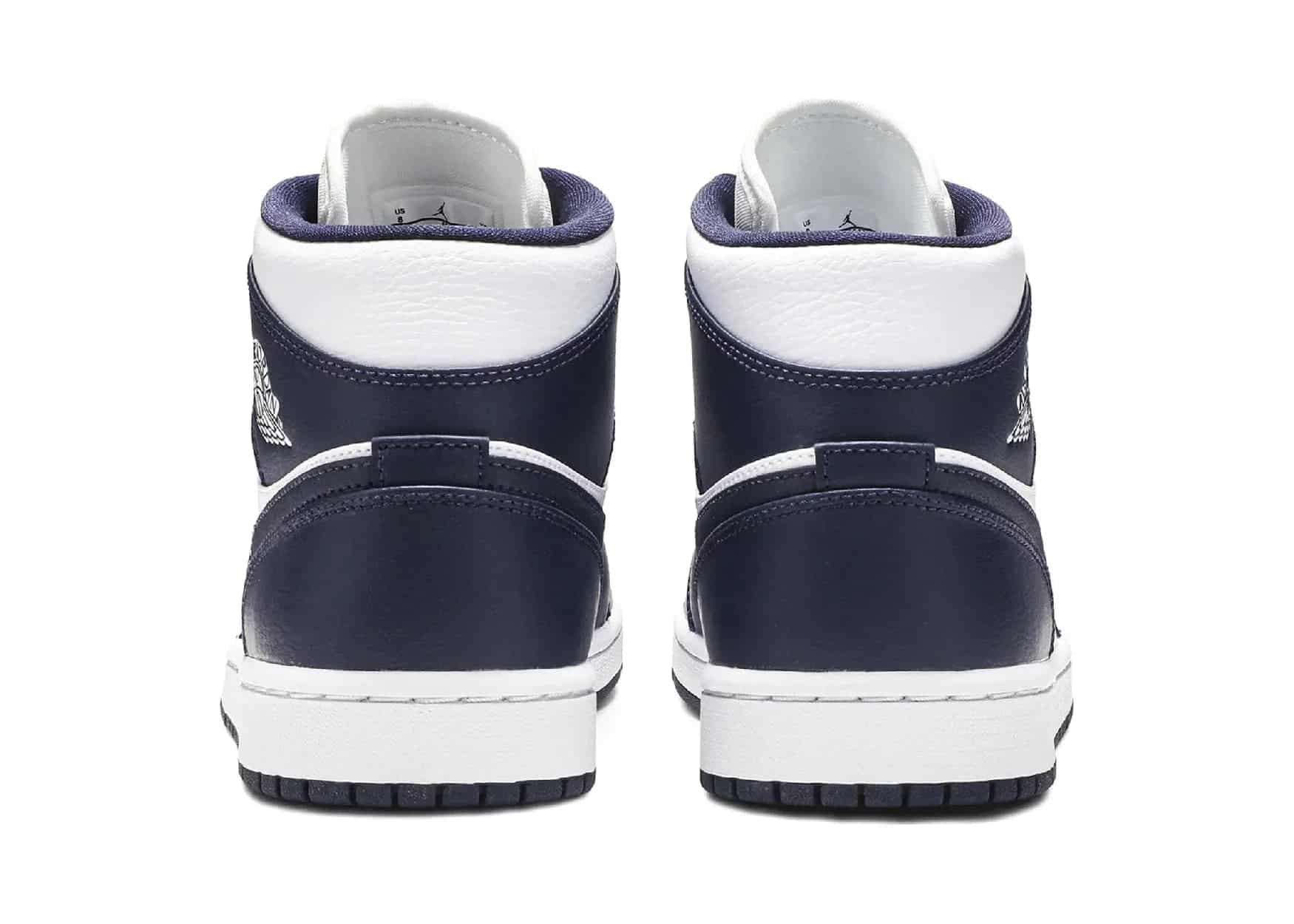 Nike Air Jordan 1 Mid White Metallic Gold Obsidian - Sneaker Türkiye