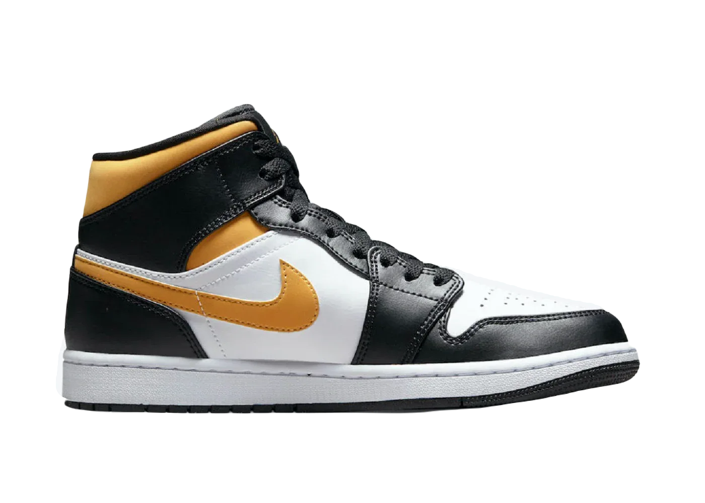 Nike Air Jordan 1 Mid White Pollen Black - Sneaker Türkiye