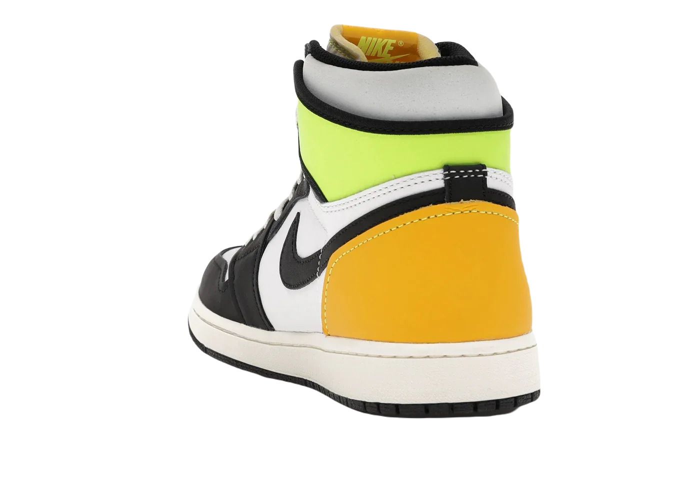 Nike Air Jordan 1 Retro High White Black Volt University Gold - Sneaker Türkiye