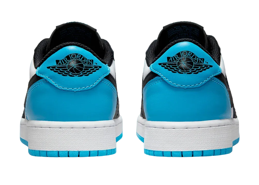 Nike Air Jordan 1 Retro Low OG Black Dark Powder Blue (GS) - Sneaker Türkiye
