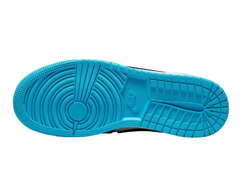 Nike Air Jordan 1 Retro Low OG Black Dark Powder Blue (GS) - Sneaker Türkiye