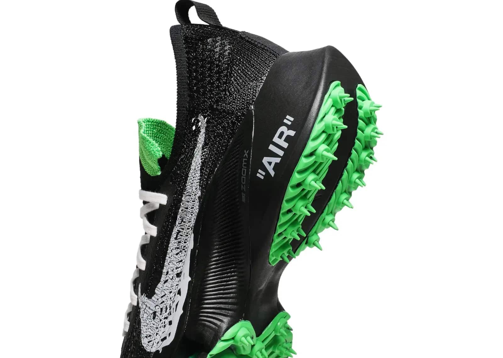 Nike Air Zoom Tempo Next Flyknit Off-White Black Scream Green - Sneaker Türkiye