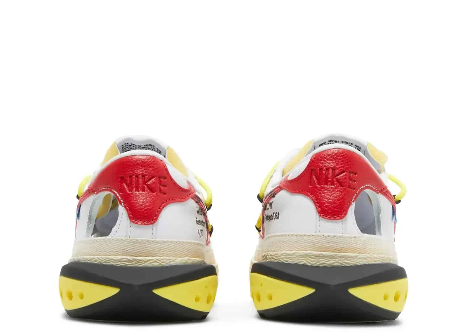 Nike Blazer Low Off-White University Red - Sneaker Türkiye