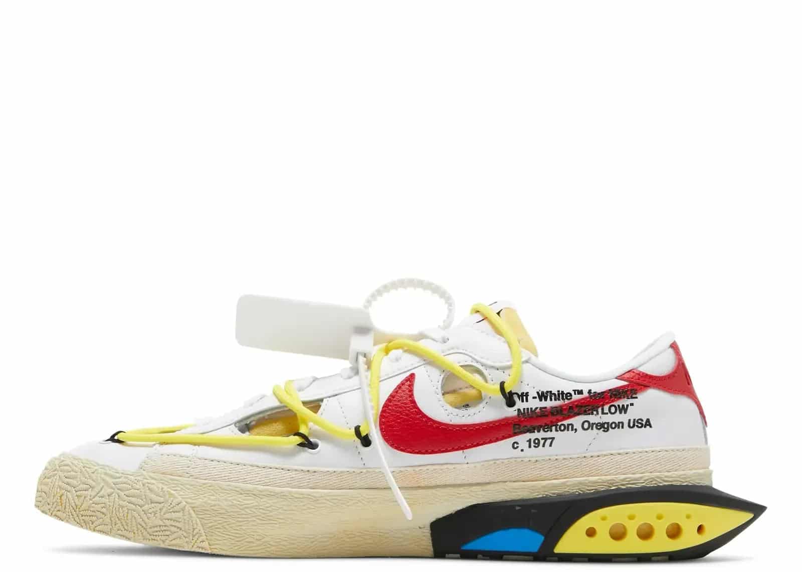 Nike Blazer Low Off-White University Red - Sneaker Türkiye
