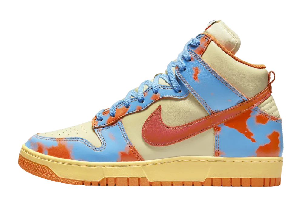 Nike Dunk High 1985 SP Orange Acid Wash - Sneaker Türkiye