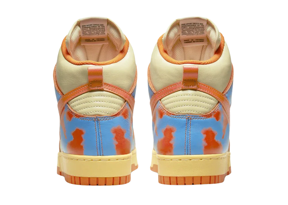 Nike Dunk High 1985 SP Orange Acid Wash - Sneaker Türkiye