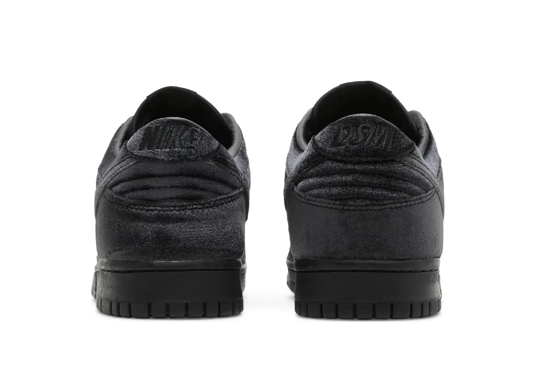 Nike Dunk Low Dover Street Market Triple Black Velvet - Sneaker Türkiye