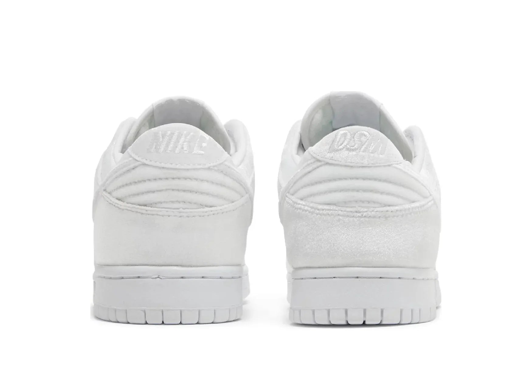 Nike Dunk Low Dover Street Market Triple White Velvet - Sneaker Türkiye