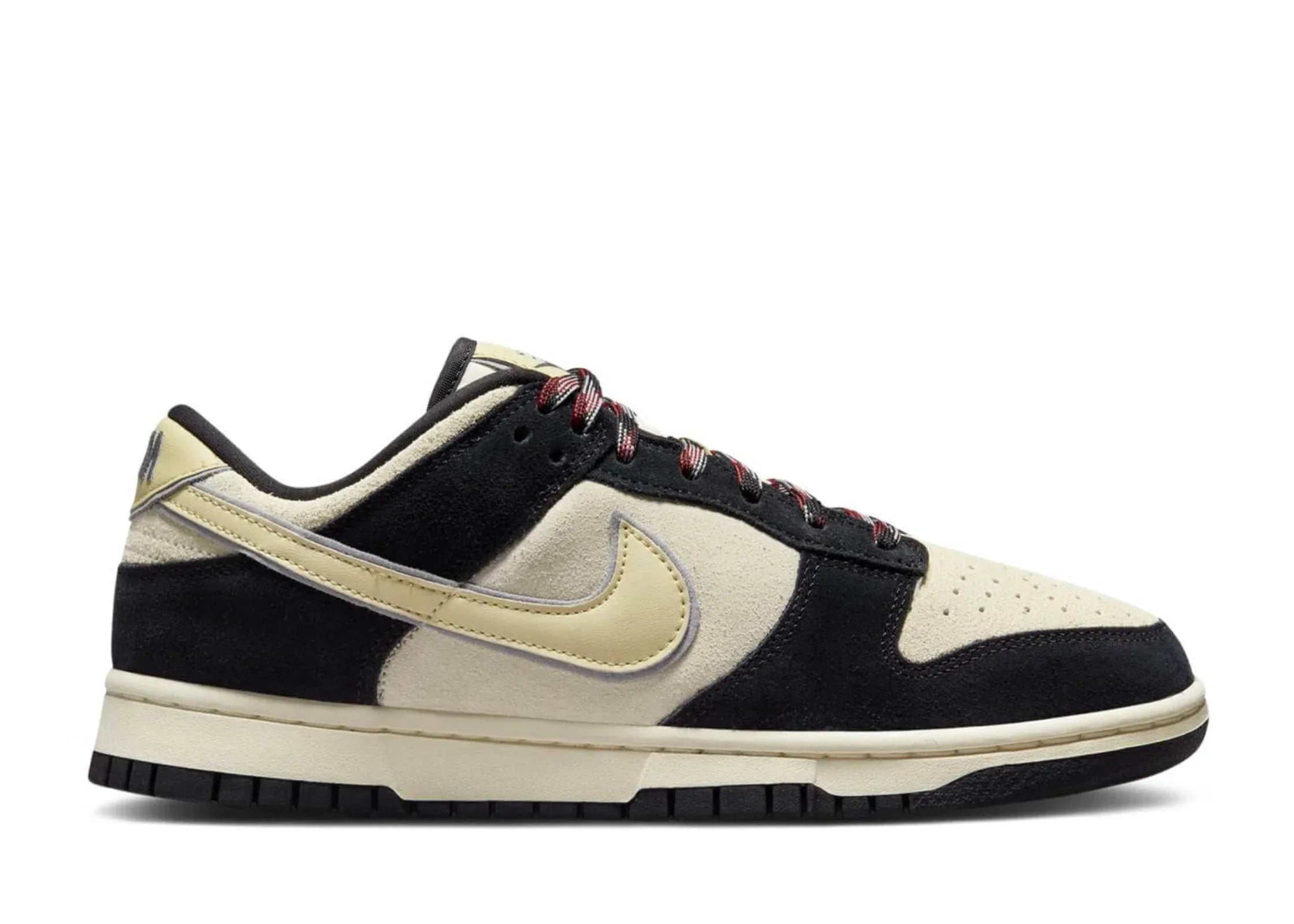 Nike Dunk Low LX Black Suede Team Gold (W) - Sneaker Türkiye