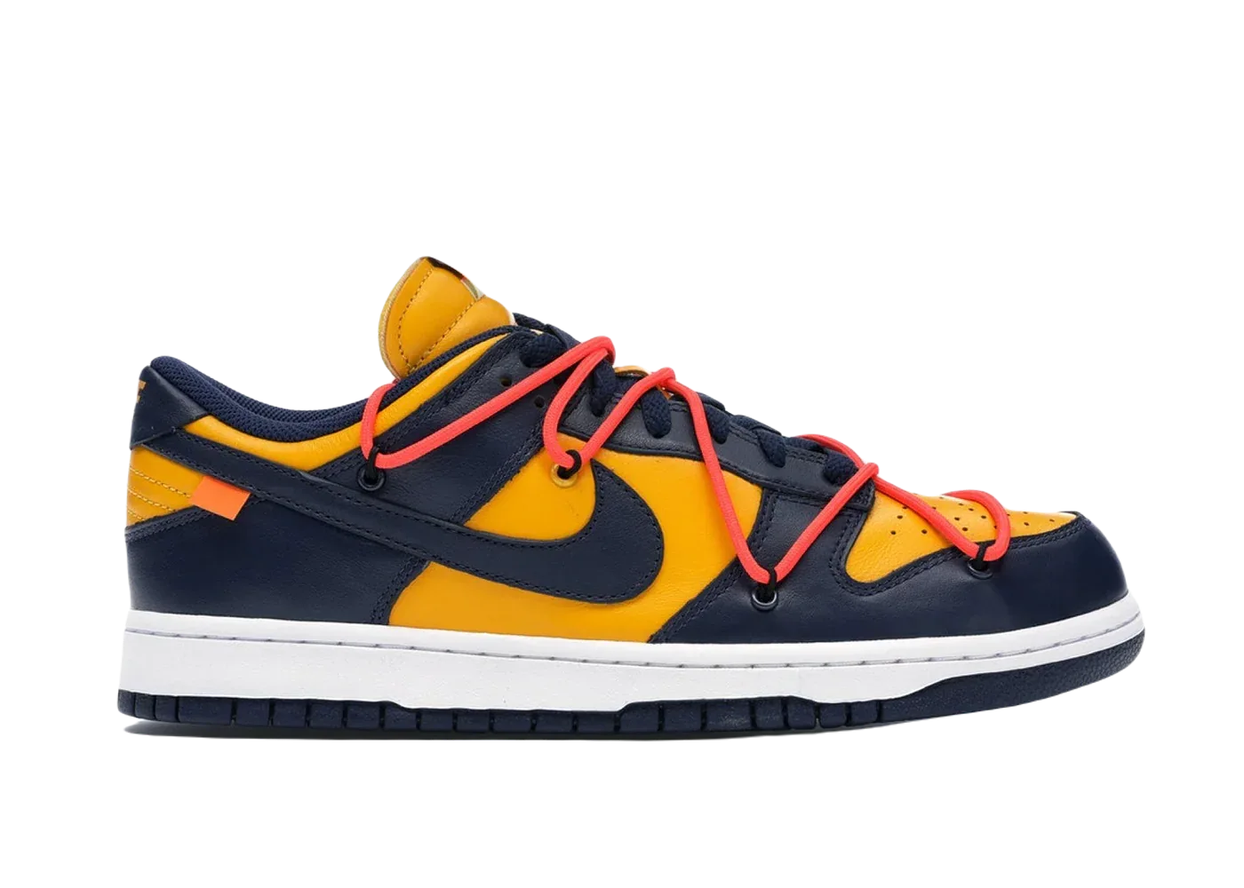 Nike Dunk Low Off-White University Gold Midnight Navy - Sneaker Türkiye