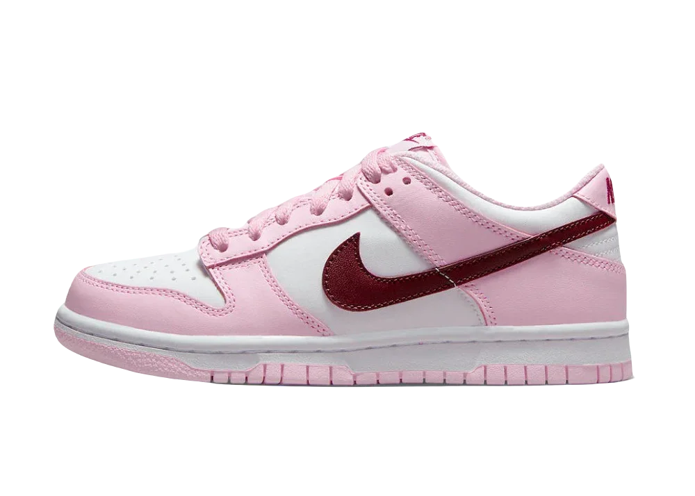Nike Dunk Low Pink Foam Red White (GS) - Sneaker Türkiye