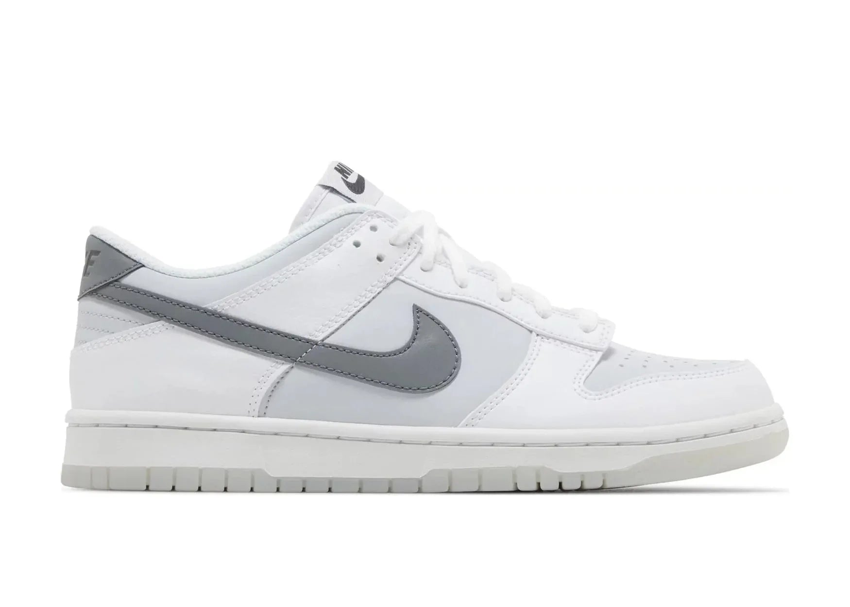 Nike Dunk Low Reflective Swoosh White (GS) - Sneaker Türkiye