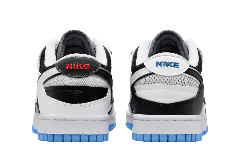 Nike Dunk Low Scrap Black Neutral Grey University Blue White - Sneaker Türkiye