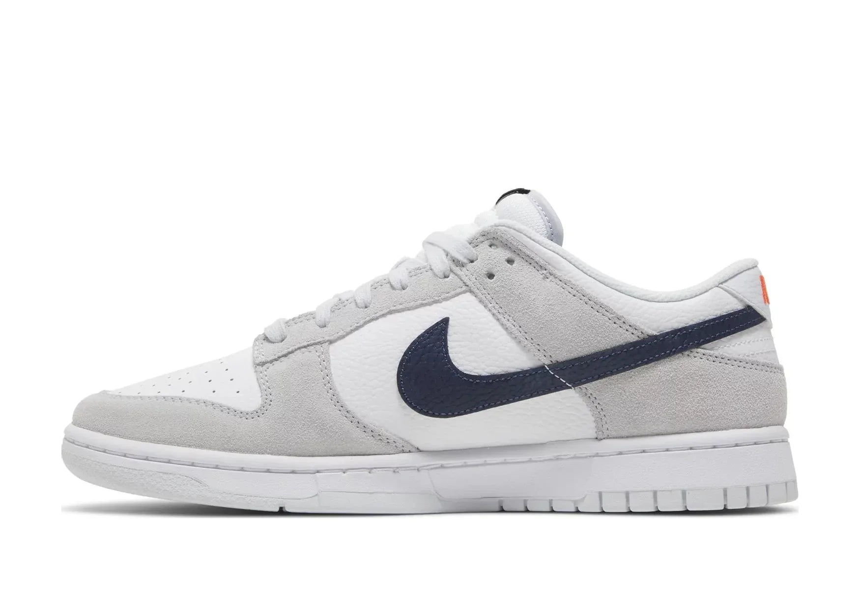 Nike Dunk Low White Grey Navy Aqua Mini Swoosh - Sneaker Türkiye