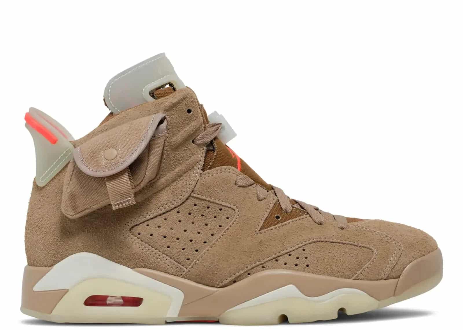 Nike Jordan 6 Retro Travis Scott British Khaki - Sneaker Türkiye