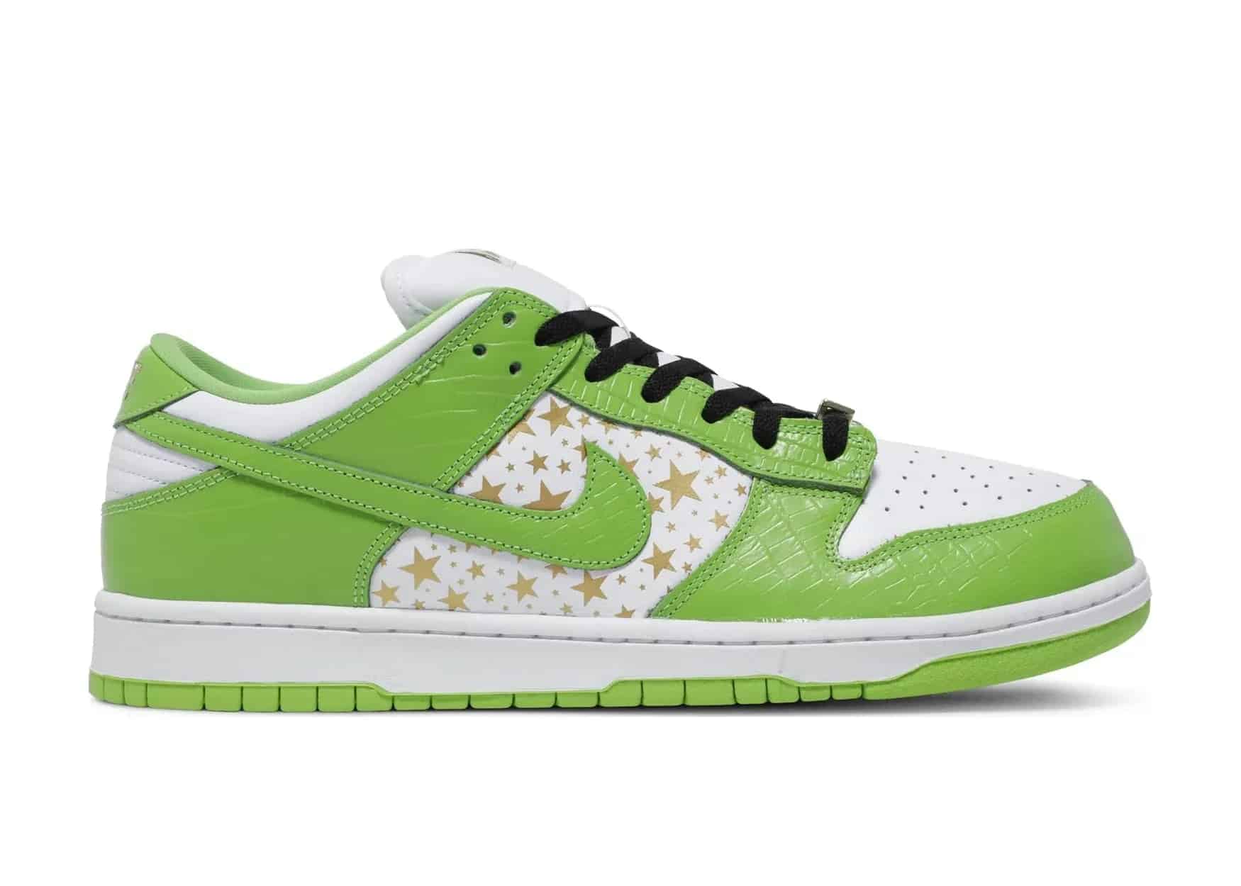 Nike Dunk Low Supreme Stars Mean Green (2021) - Sneaker Türkiye
